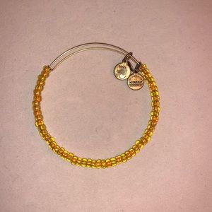 Alex & Ani Yellow/Orange Beaded Bracelet